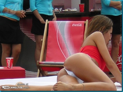 Carolina Pampita Ardohain lingerie cameltoe