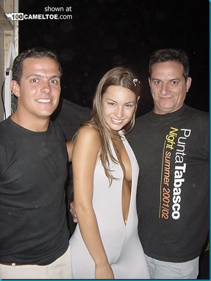 Carolina Pampita Ardohain lingerie cameltoe